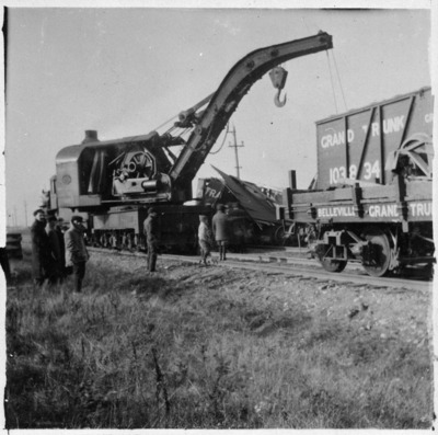 [A Fatal Wreck on the G.T.R., One Mile East of Oshawa, Ont.]
