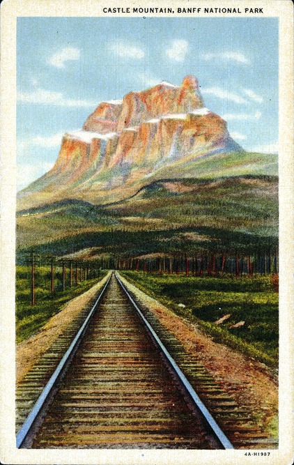 [Castle Mountain, Banff National Park Postcard]