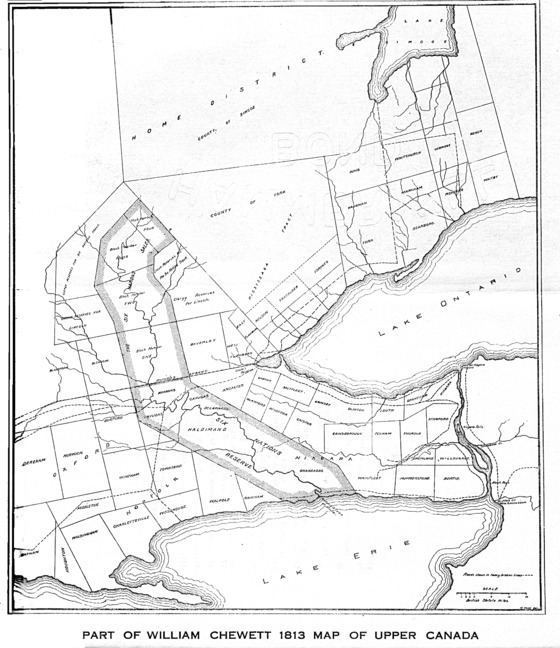 [A Map, of the Located Districts in the Province of Upper Canada]