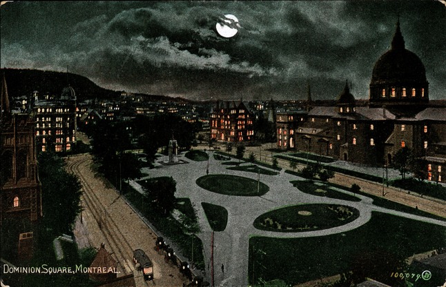 [Dominion Square, Montreal Postcard]