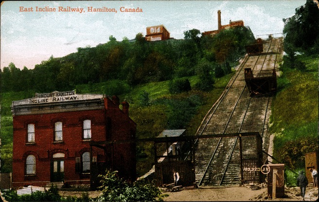 [East Incline Railway, Hamilton, Canada Postcard]