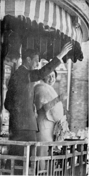 [image of King George VI and Queen Elizabeth at Kitchener, June 6, 1939.]