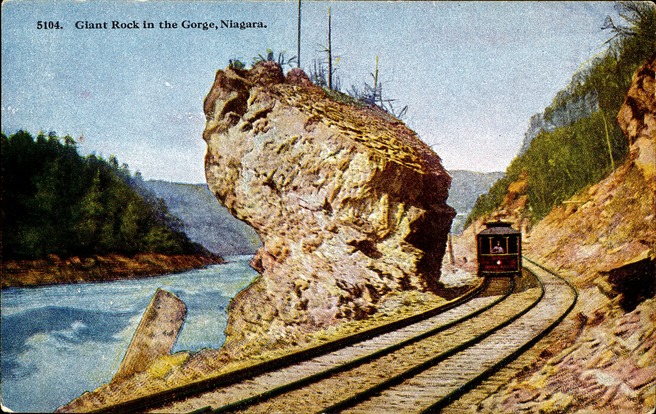 [Giant Rock In the Gorge Postcard]