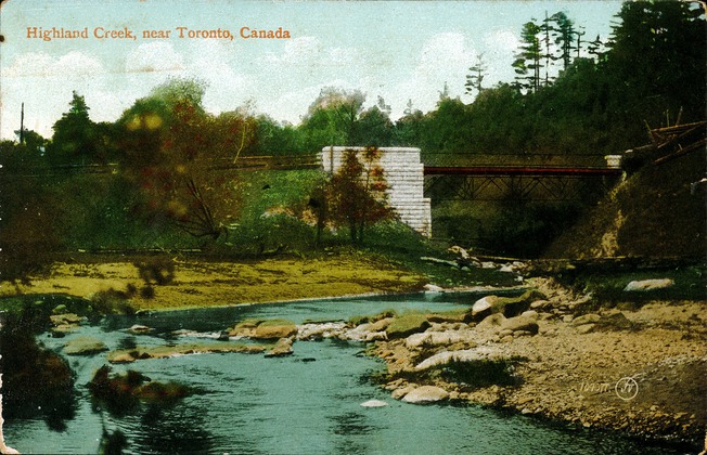 [Highland Creek, near Toronto, Canada Postcard]