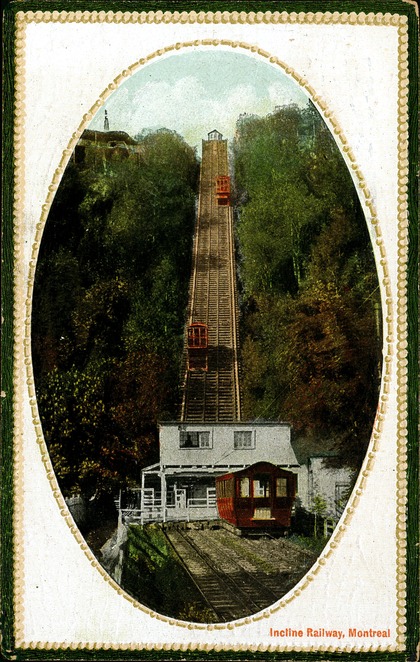 [Incline Railway, Montreal Postcard]