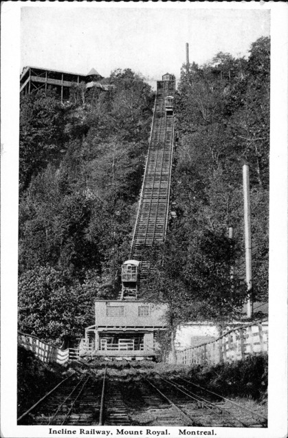 [Incline Railway, Mount Royal, Montreal Postcard]