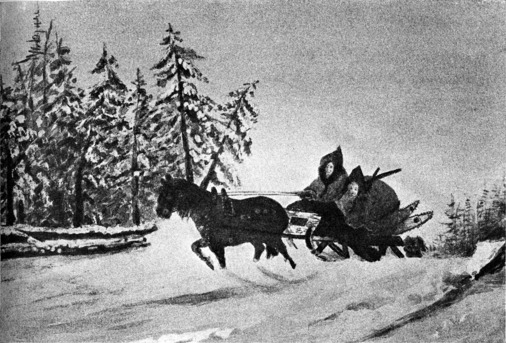 [John Jacob Astor Driving in a Sleigh From Lachine To Montreal]