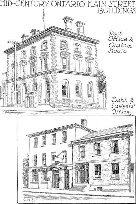 [Mid-century Ontario Main Street Buildings]