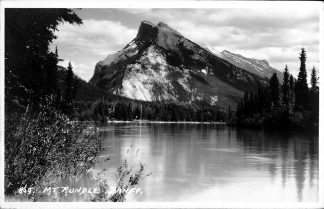 [Mt. Rundle, Banff Postcard]