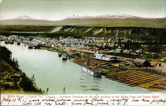 [White Horse&mdash;Yukon Ter. canada Postcard]