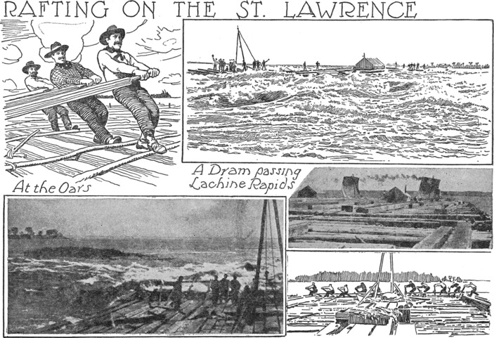 [Rafting on the St. Lawrence]