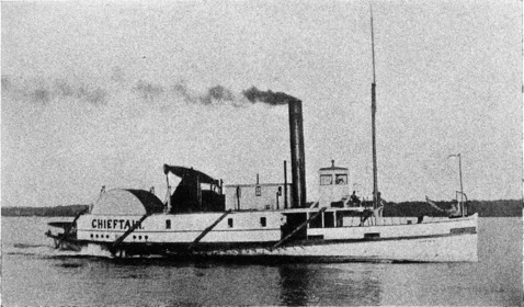 [River Steamer <em>Chieftain</em>, Built at Garden Island, 1875]