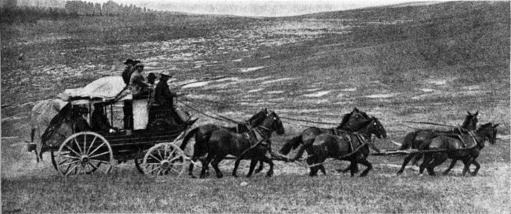 [Stagecoach on Cariboo Trail]