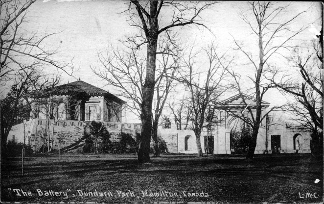 ["The Battery", Dundurn Park, Hamilton, Canada Postcard]