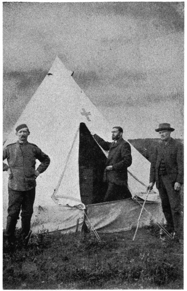 [The Chaplain's Tent In The Camp of the 12th and 35th Regiments]