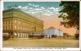 The Empire Hotel and Union Station, Main Street, Winnipeg, Man. Postcard