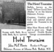 The Hotel Touraine Advertisement