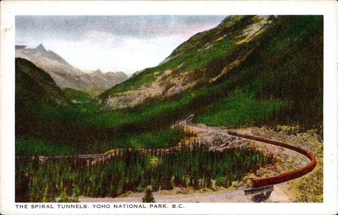 [The Spiral Tunnels, Yoho National Park, B.C. Postcard]