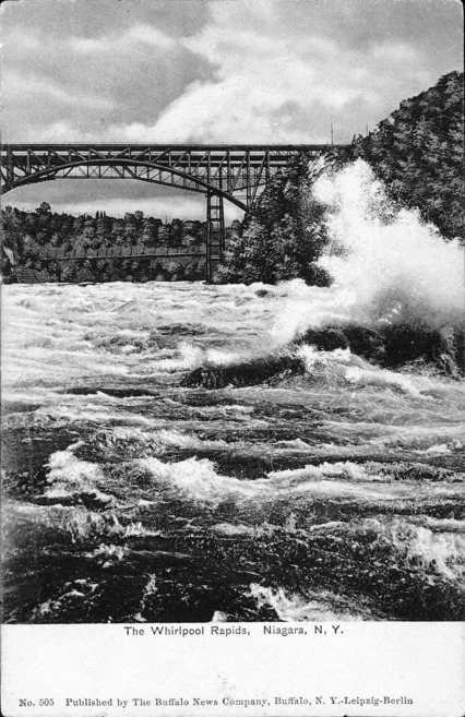[The Whirlpool Rapids, Niagara, N. Y. Postcard]