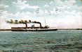 Toronto Harbor, Steamer Chippewa Postcard
