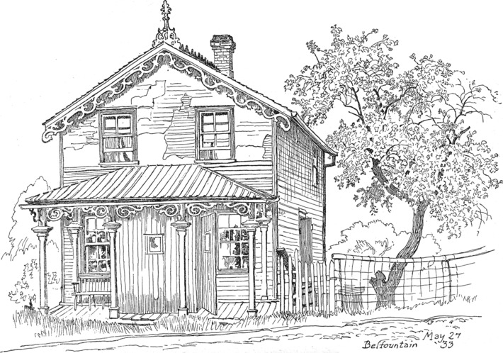 [Typical Village House, Ontario]