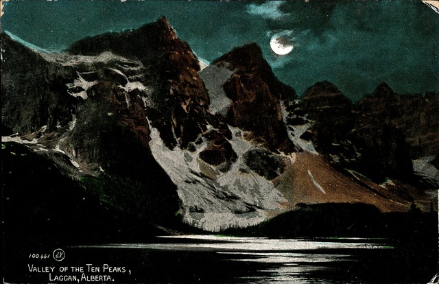 [Valley of the Ten Peaks, Laggan, Alberta Postcard]