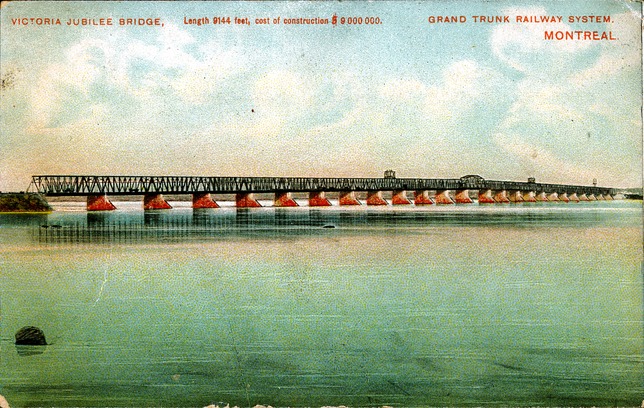 [Victoria Jubilee Bridge Postcard]