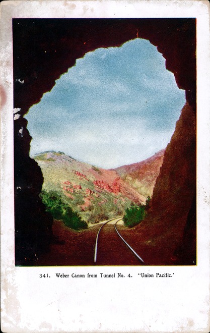 [Weber Canon From Tunnel No. 4 Postcard]