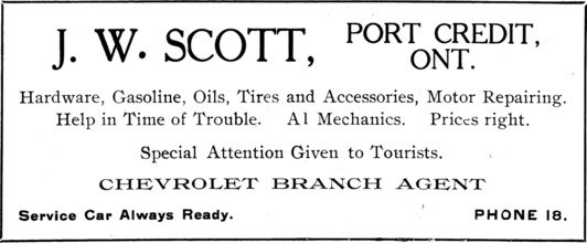 [J. W. Scott, Port Credit, Ont. Advertisement]