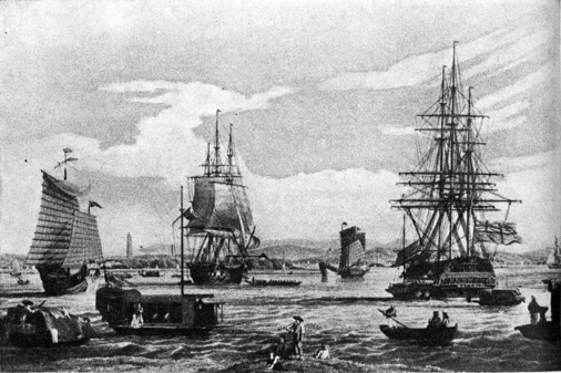 [Pagoda Anchorage, Whampoa, Canton River, 1840]