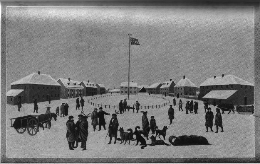 [drawing of Fort Garry]