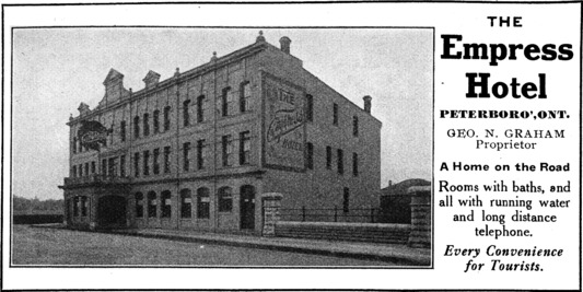 [The Empress Hotel Advertisement]